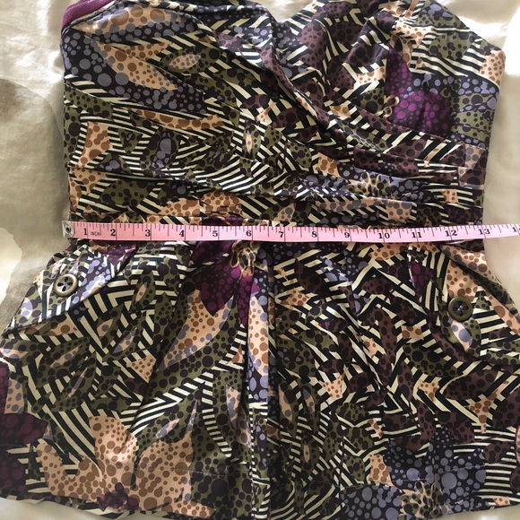 Anthropologie Fei Multi Colored Bustier Corset - Picture 7 of 8